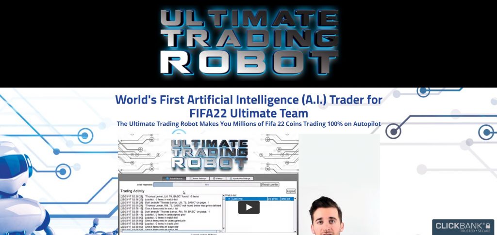 ultimate trading robot dashboard