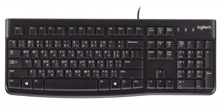 Logitech K120 hindi + english keyboard India - Android Game Gratisan