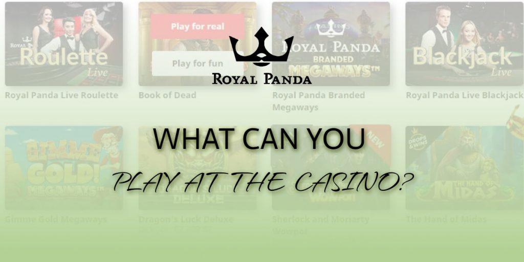 What can you play at the casino?