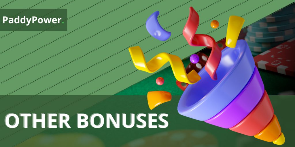 Other bonuses and promotions PaddyPower