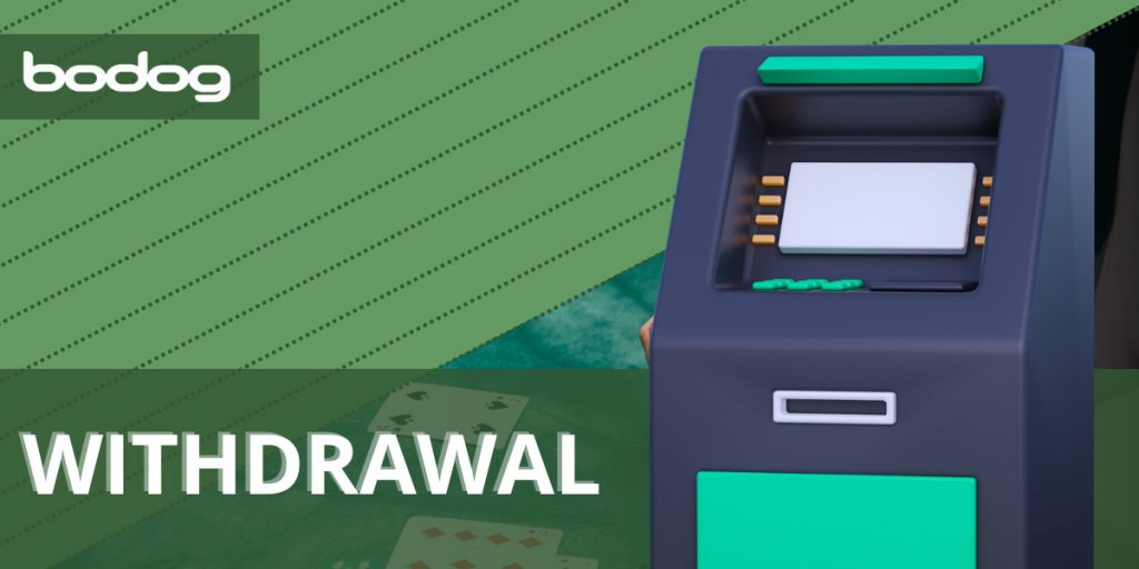 Withdrawal of money
