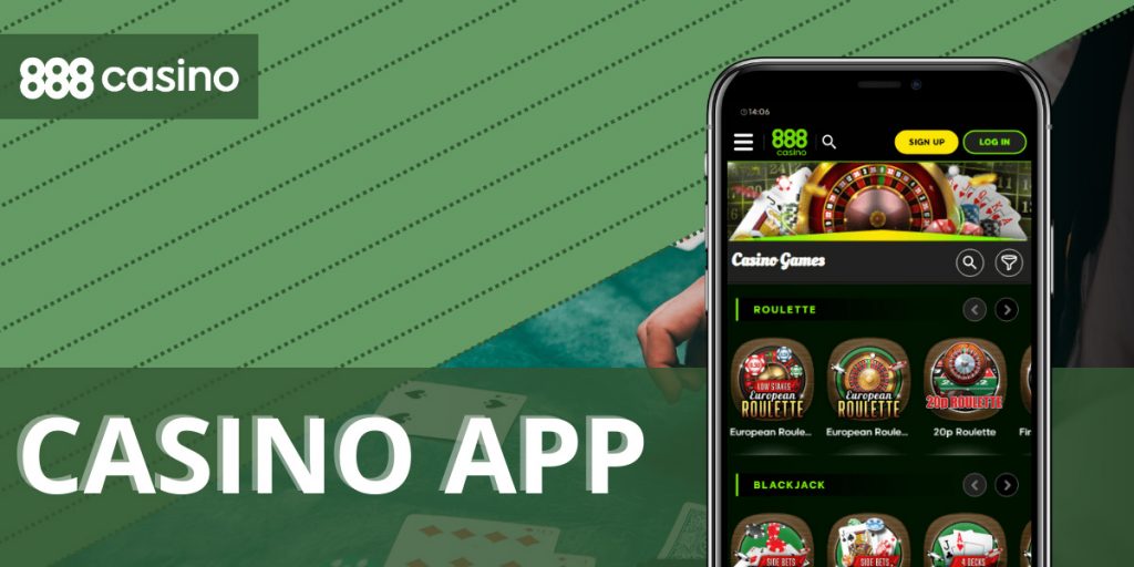 A few words about the 888casino app