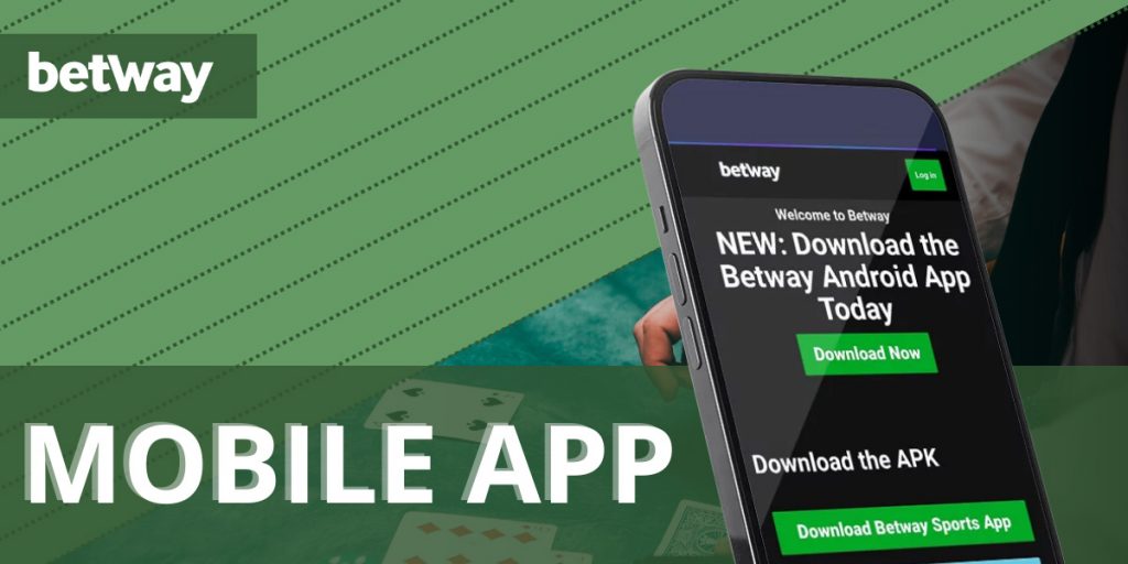 Betway Casino's mobile app